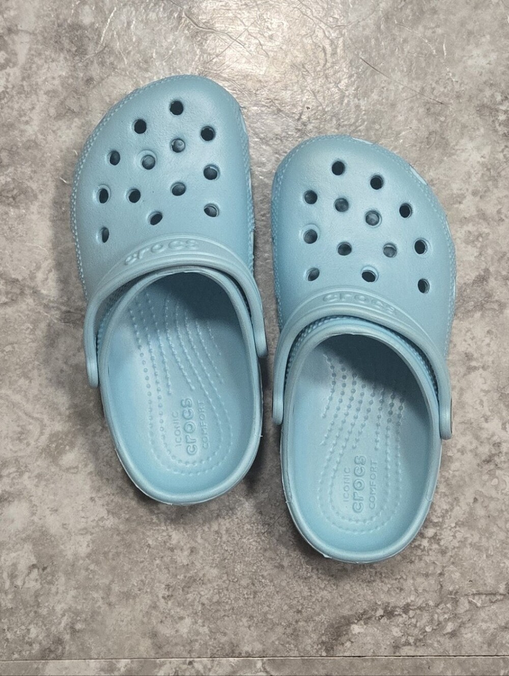 CROCS Kids Blue Classic Clog - Size C12